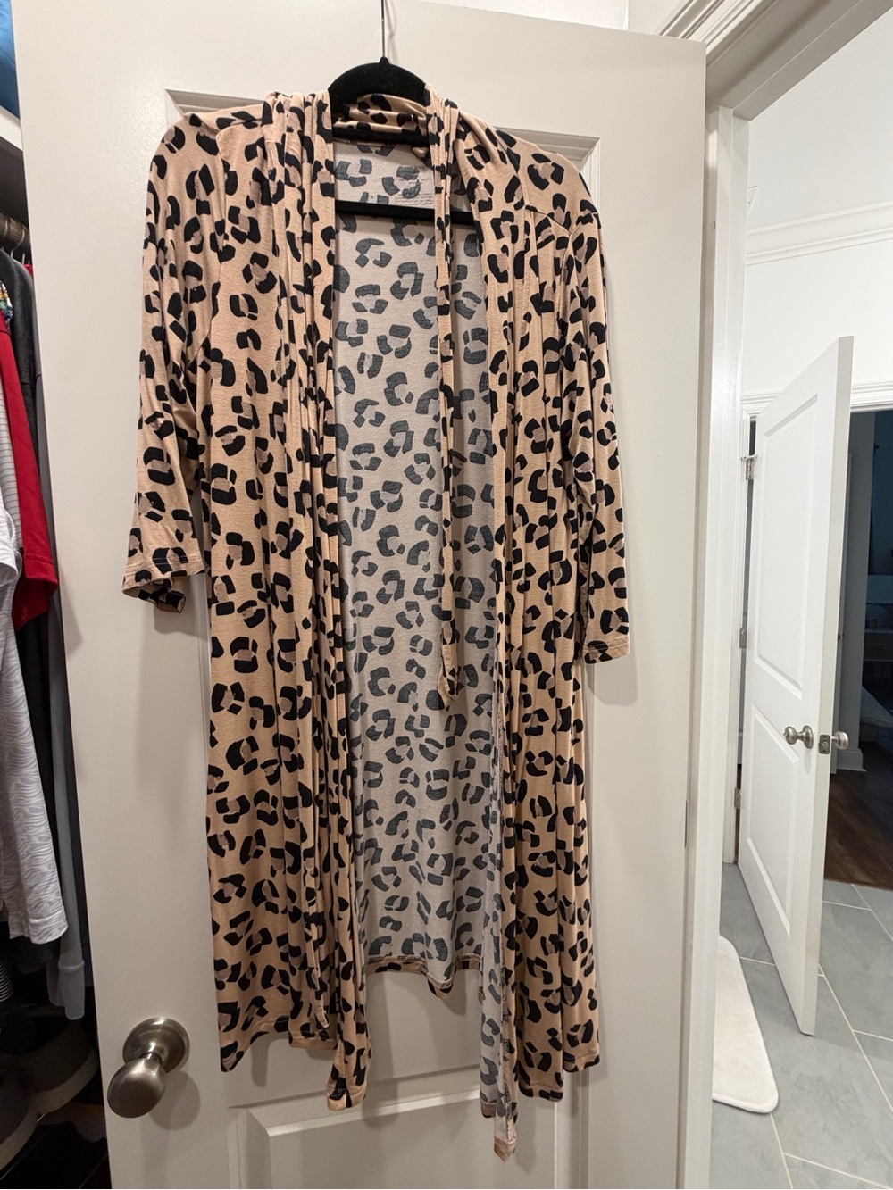 Leopard Print Robe